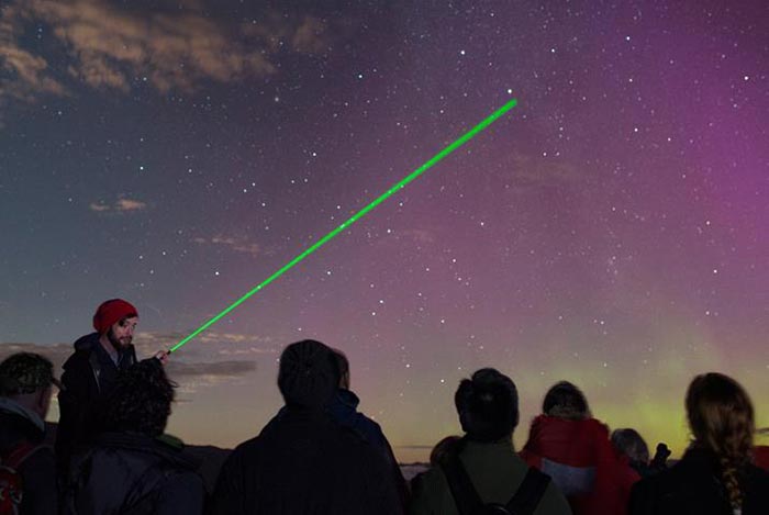 Pointeur laser vert GLP pour utilisation en Astronomie