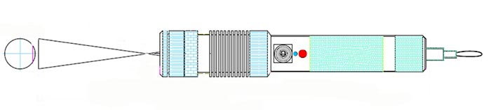 Pointeur laser Argent