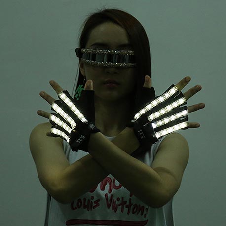 gants laser demi-doigts