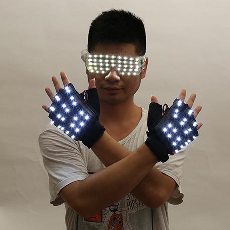  gants laser de perles