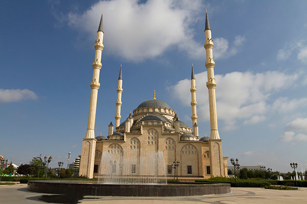 mosquée au centre de Tchétchénie
